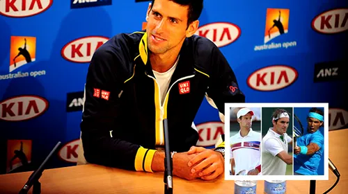 Djokovic, impresionat de Nadal: „Rafa poate să îl depășească pe Federer.” Sârbul a prefațat marea finală de la Miami