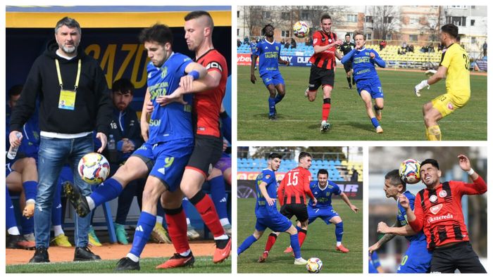 Cu biletele de play-off în buzunar, Unirea Slobozia și-a permis să piardă acasă cu FK Miercurea Ciuc. Adrian Mihalcea, despre golul egalizator anulat echipei sale