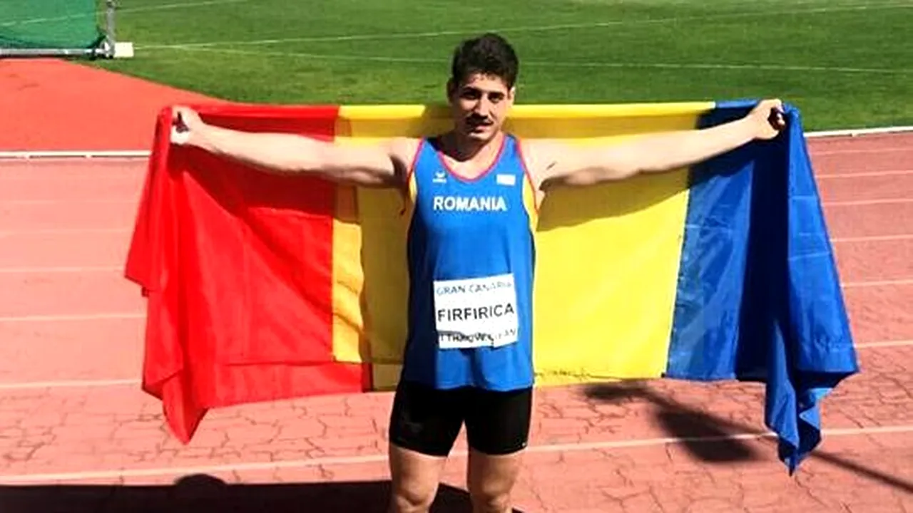 Alin Firfirică, victorie la Cupa Europei de aruncări lungi de la Gran Canaria, 59,62 m la aruncarea discului (U23)