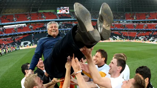 Mircea Lucescu și Răzvan Raț,** pentru a șaptea oară campioni în Ucraina, cu Șahtior