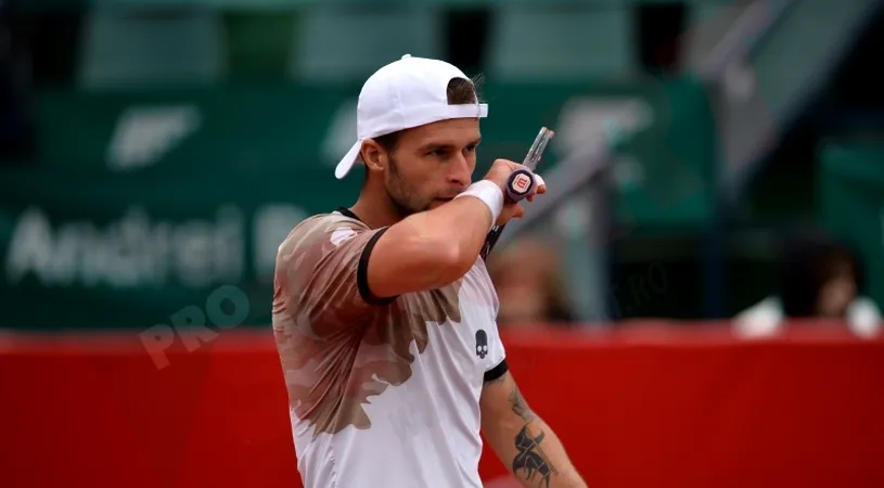 Adrian Ungur, eliminat în sferturile de finală la Sibiu Open de către un tenismen fără clasament ATP