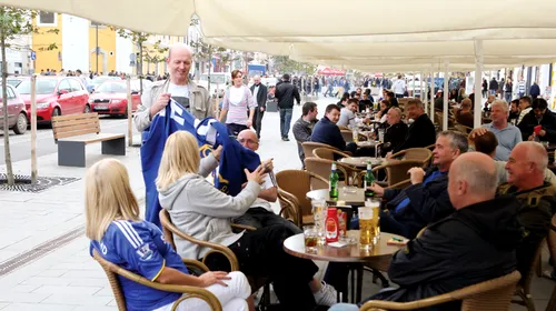 Fanii englezi au făcut consumație la Cluj