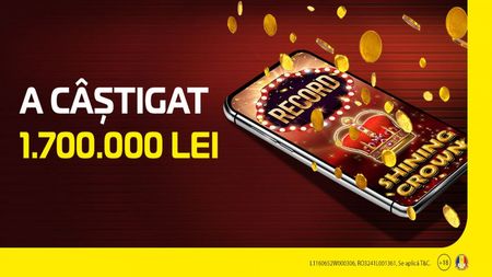 ADVERTORIAL | Record la Casa Pariurilor! 1.700.000 lei la slotul Shining Crown