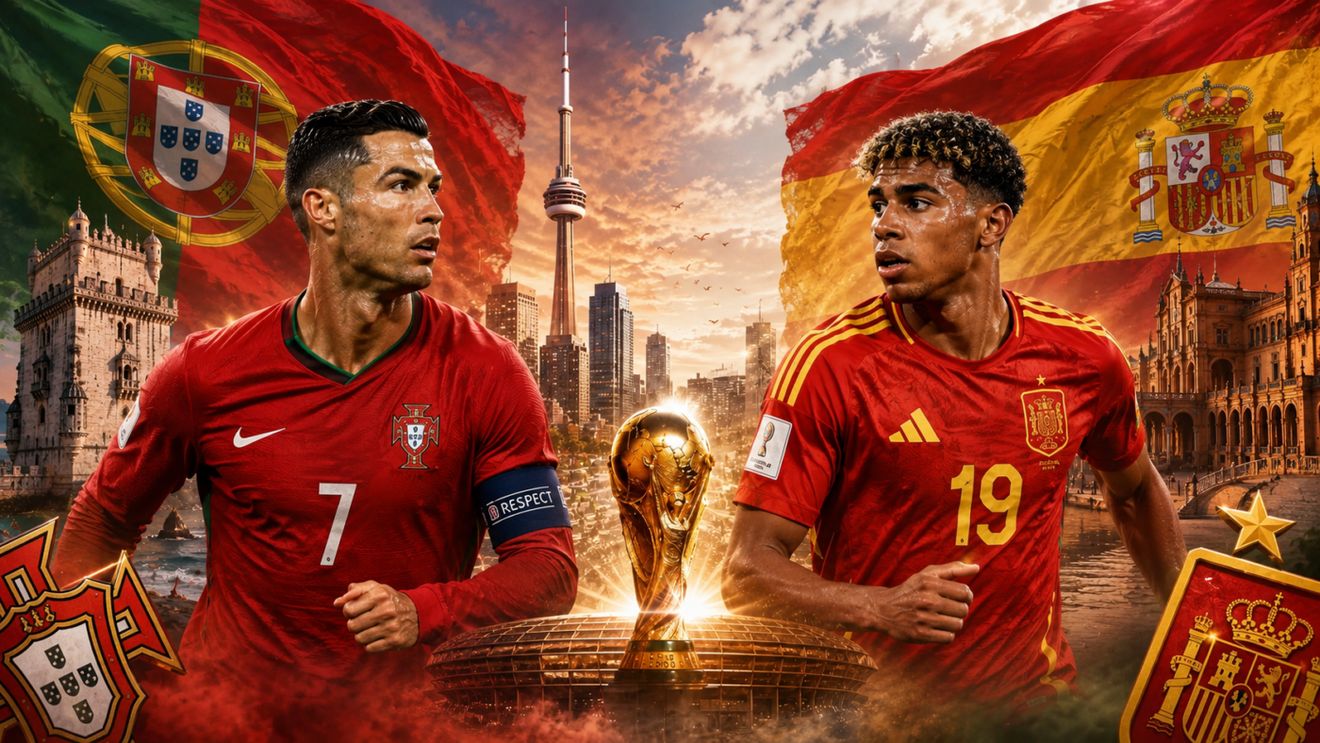 Live Portugalia - Spania la Cupa Mondială. Câte trofee și goluri avea deja Cristiano Ronaldo în ziua când Lamine Yamal de-abia se năștea!