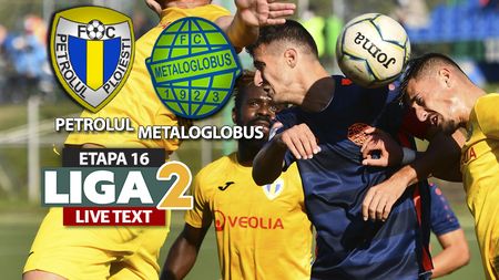 Petrolul învinge Metaloglobus, pentru prima dată în meciurile directe desfășurate pe ”Ilie Oană”, și urcă pe loc de play-off