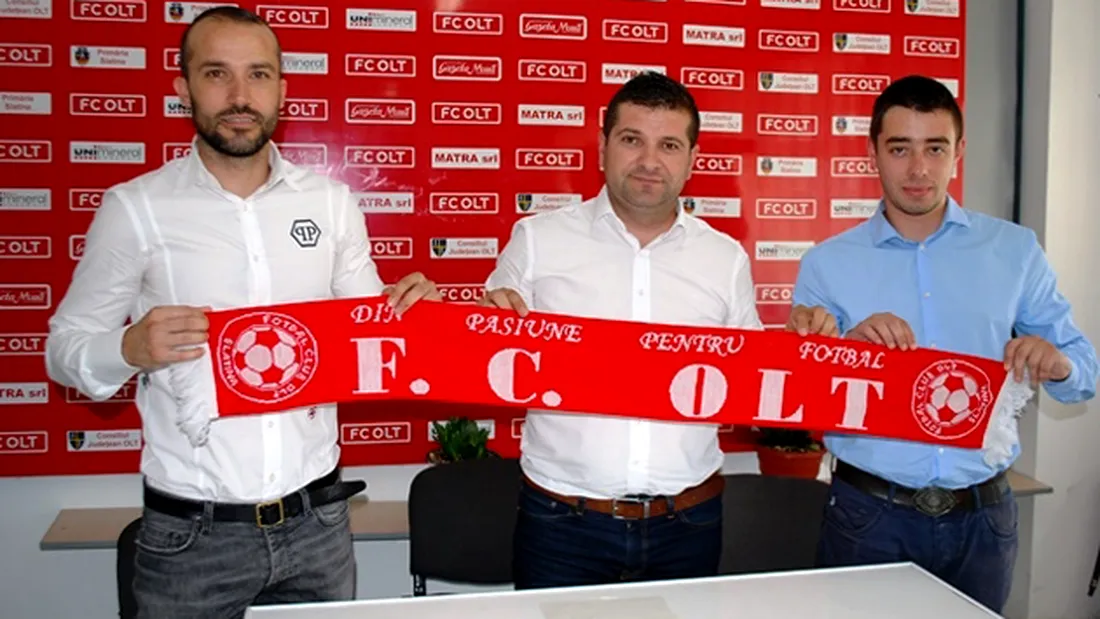 Ionuț Ivan prezintă noul proiect de la FC Olt.** Oprescu și majoritatea jucătorilor rămân, staff-ul administrativ s-a mărit