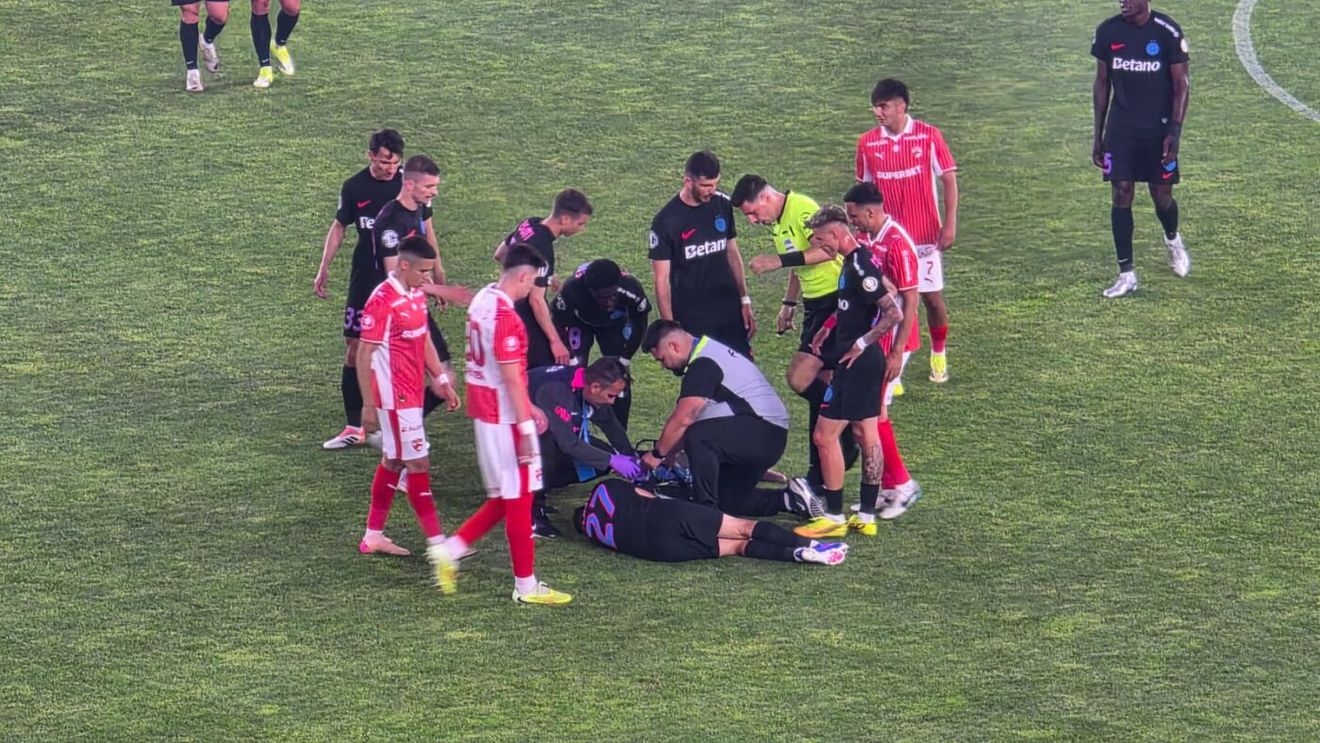Alex Musi i-a spart arcada lui Darius Olaru în Dinamo - FCSB