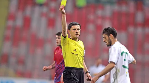 Sârbii știu să fluiere!** Milorad Mazic a arbitrat impecabil la Steaua – FC Vaslui 0-1