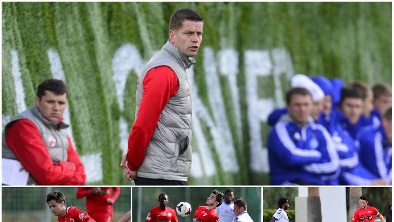 Repetiție pentru Viitorul. Dinamo a jucat un meci amical cu formația secundă, în spatele porților închise. Ce pregătește Stoican 