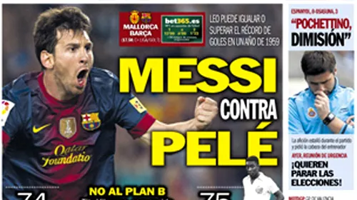 Messi, la un pas de un record LEGENDAR!** Lumea fotbalului așteaptă asta din 1959: „borna” lui Pele poate deveni ISTORIE, după Mallorca – Barcelona