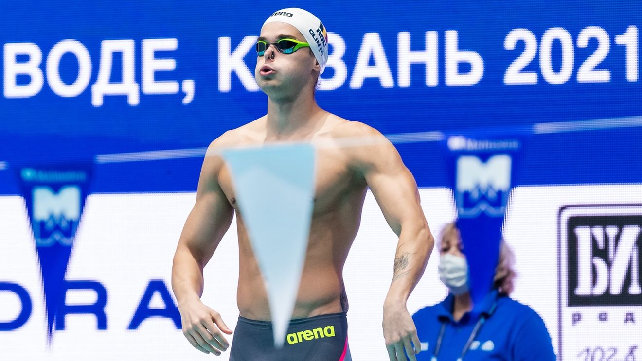 Robert Glință, la un pas de o nouă medalie europeană! Dinamovistul a fost la înălțime și a ajuns în finală la 100 de metri spate