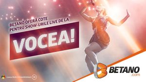 Betano oferă cote pentru show-urile live de la Vocea! Marii favoriți la trofeu
