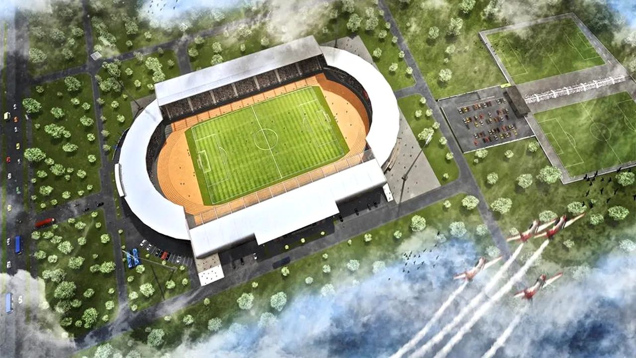 Un nou stadion modern în România! Anunțul făcut de autorități: arenă de 20.000 de locuri, care va costa 48 de milioane de euro. Macheta proiectului