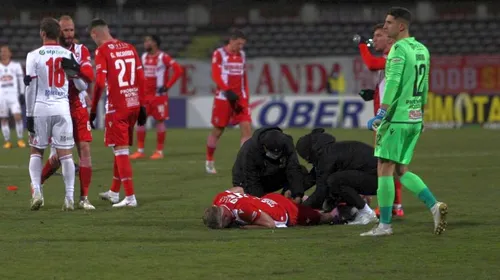 Vești proaste pentru Dinamo! Adam Nemec s-a accidentat în meciul cu Sepsi Sfântu Gheorghe | FOTO