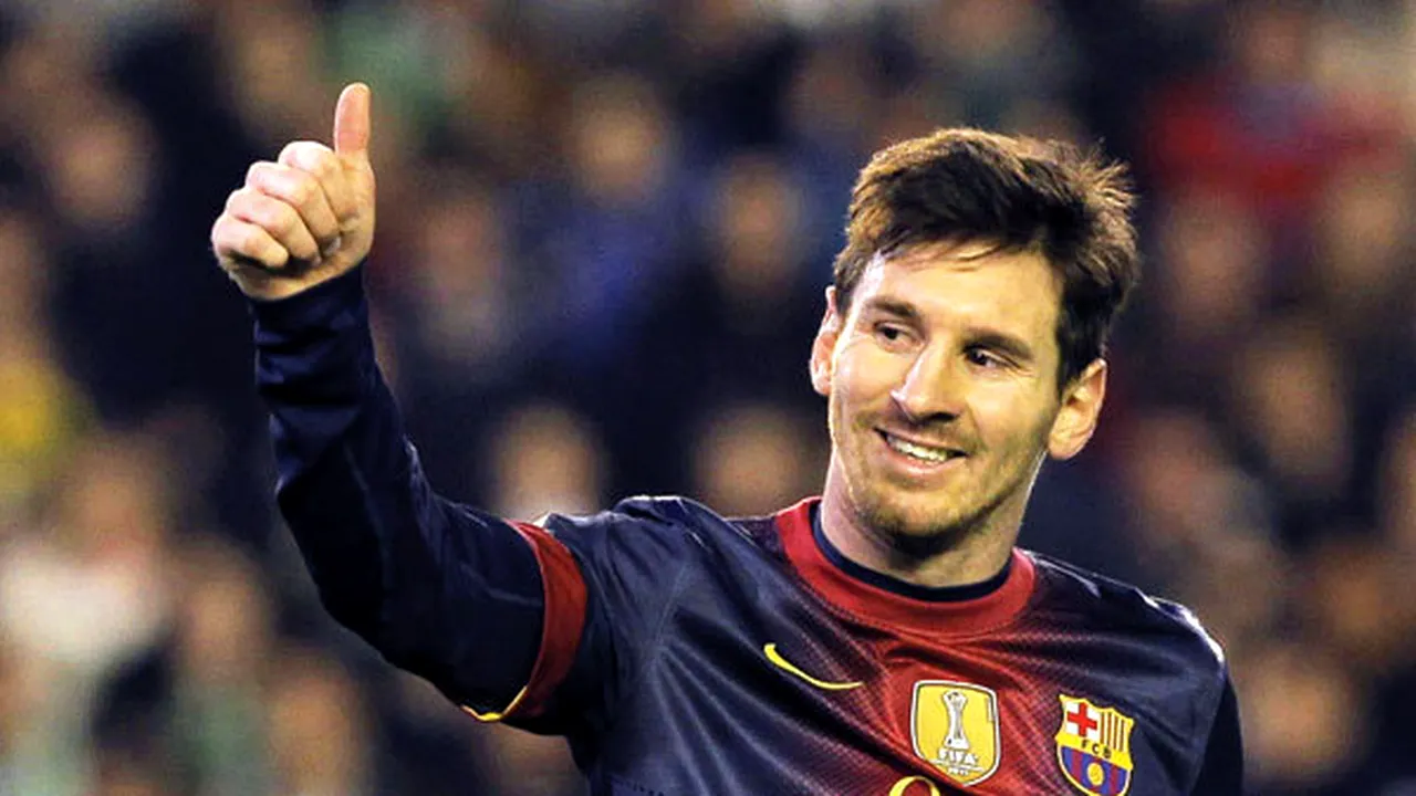Messi, donație impreionantă:** a trimis 1 milion de pesos pentru refacerea unui complex din orașul său natal