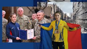Povestea sportivei din Ucraina, originară din orașul bombardat Harkov, care visează să ia aur pentru România la Jocurile Olimpice 2028 Los Angeles! „M-a rugat să o scot pe fată din acel infern”. EXCLUSIV