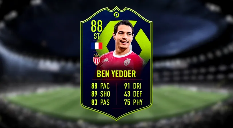 POTM Ben Yedder în FIFA 22! Cât valorează cardul și ce atribute ofensive are