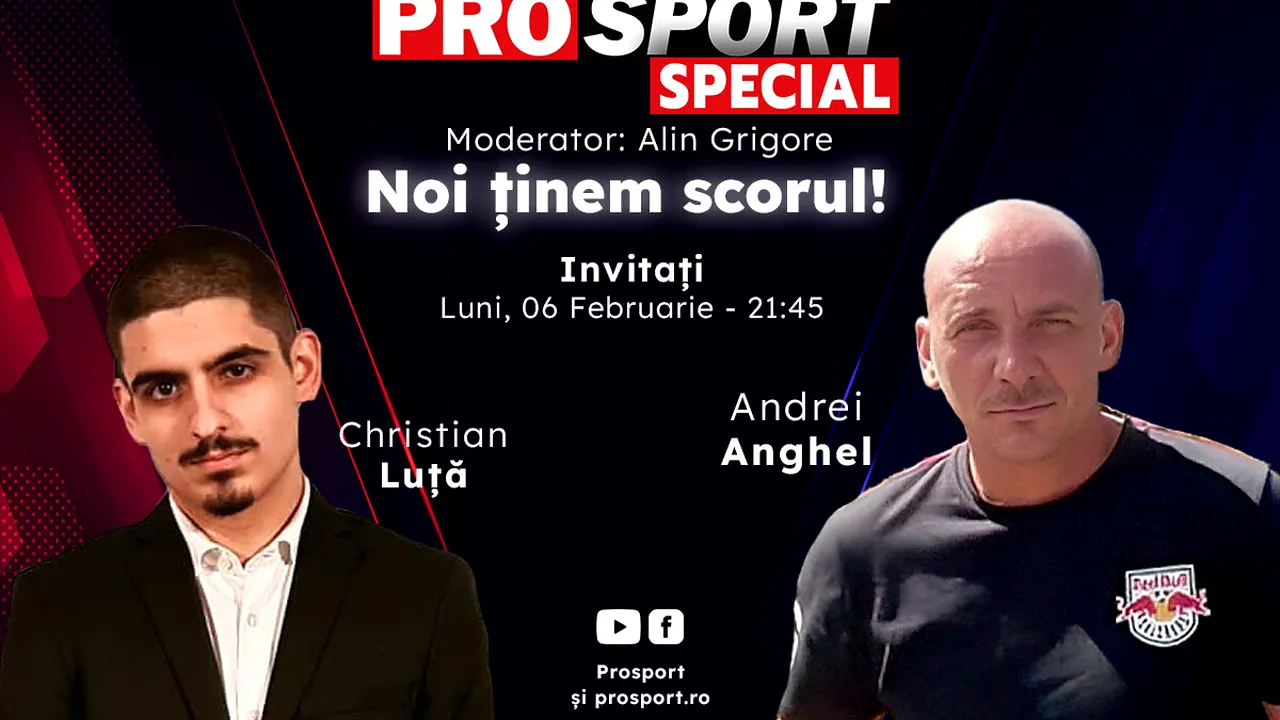 Comentăm împreună la ProSport Special meciul Farul Constanța - Universitatea Craiova, alături de Andrei Anghel și Christian Luță