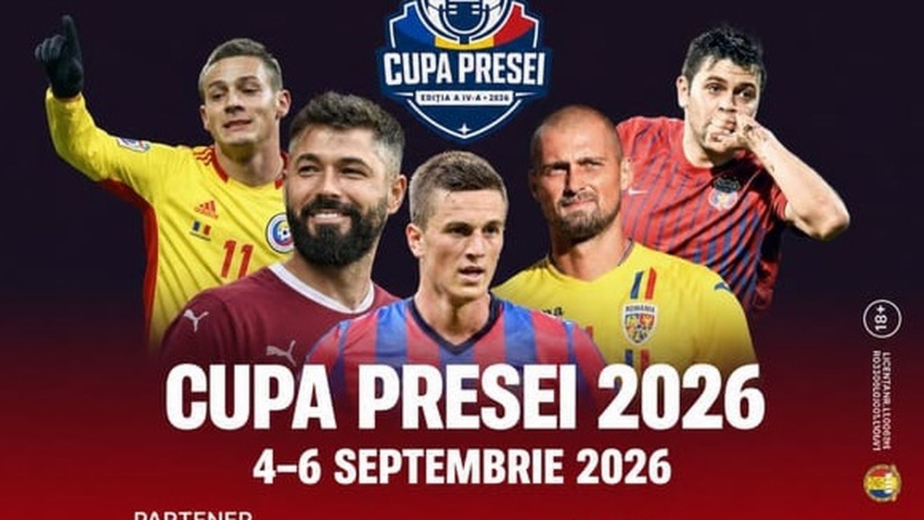 Foștii jucători ai naționalei României vin să facă spectacol la Cupa Presei! Cum arată grupele și vestea de ultimă oră: „Premiile s-au dublat!”