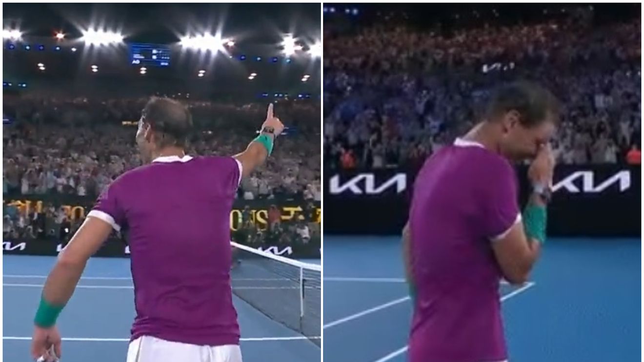 Rafael Nadal, ce descătușare după finala istorică de la Australian Open! Bucurie fără margini și gesturi savuroase ale campionului spaniol | VIDEO