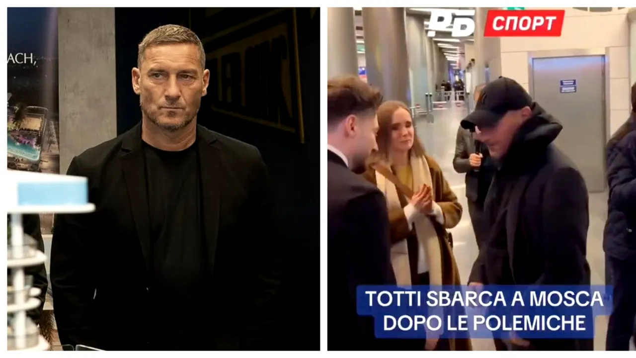 Francesco Totti, hulit pentru că a vizitat Moscova lui Vladimir Putin: „Păcat! Ruşine!