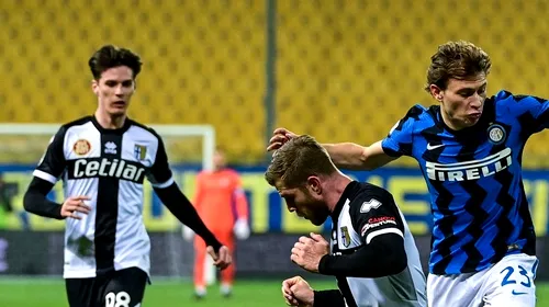 Dennis Man, debut promițător ca titular în Serie A! Valentin Mihăilă l-a schimbat la pauză. Continuă seria horror pentru echipa românilor: Parma – Inter 1-2