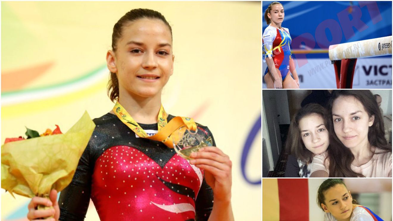 "Regina" din Bustuchin preferă bârna în locul tocurilor. Andreea Munteanu, campioana europeană la bârnă, a prins lotul României în ultima clipă și are o soră geamănă, tot gimnastă