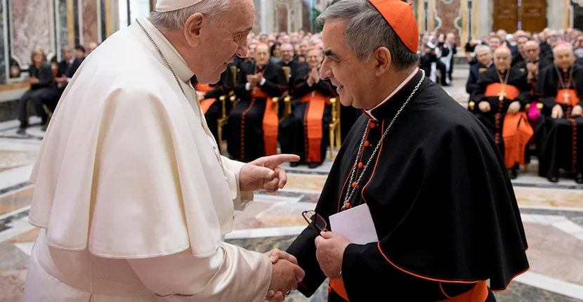 Papa Francisc a fost înregistrat în secret în timpul unei convorbiri telefonice cu un cardinal