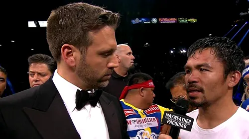 Manny Pacquiao, intrigat la finalul meciului: „Am crezut că am câștigat”