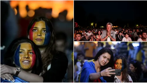 VIDEO & FOTO | Cum s-a trăit meciul Franța - România în parcuri, pe stadioanele și terasele din țară. Mii de fani și-au arătat susținerea pentru națională