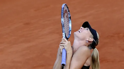Șarapova poate face Grand Slam-ul carierei! S-a calificat în premieră în finală la Roland Garros și e noul lider WTA