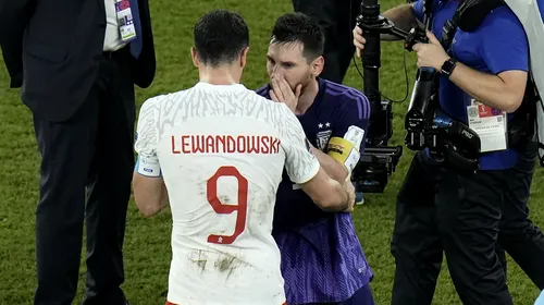 Robert Lewandowski a dezvăluit cum a decurs conversația cu Leo Messi, după meciul direct de la Campionatul Mondial