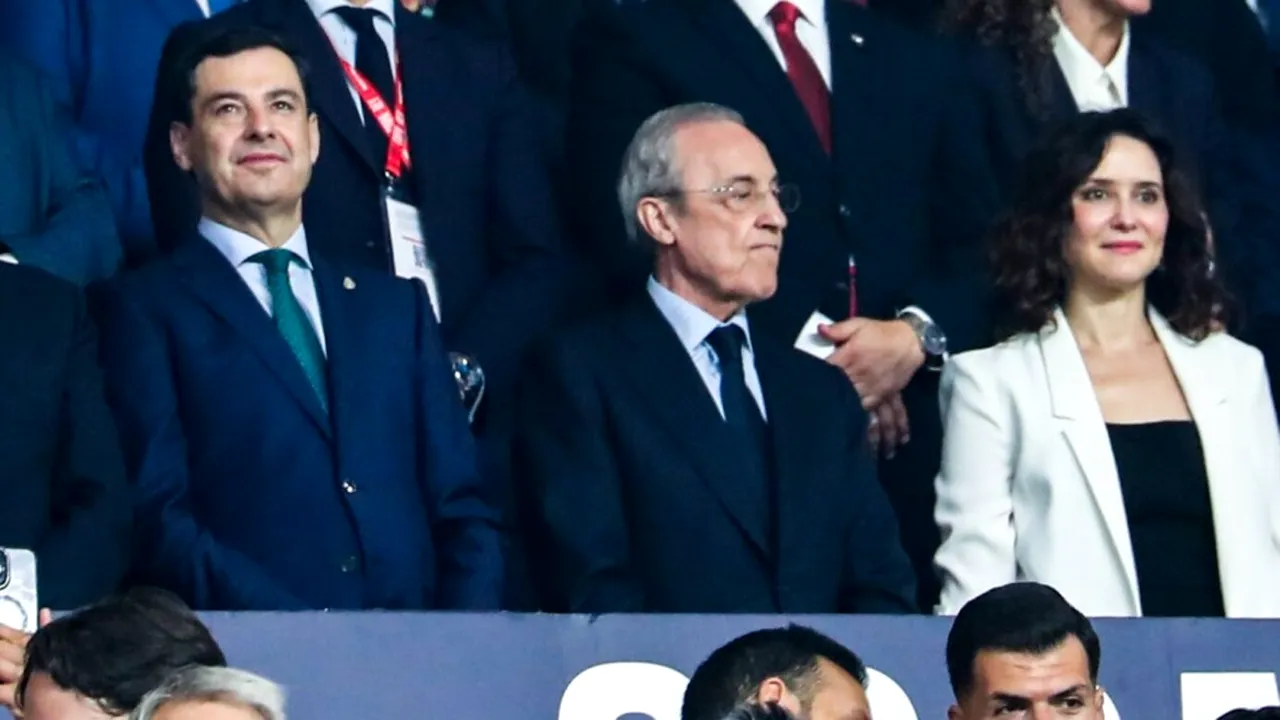 „Secvență morbidă”. Gestul lui Florentino Perez față de arbitri, după finala Cupei, comentat de spanioli