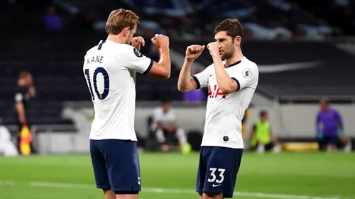 „Iubesc mult echipa asta, am iubit-o mereu!” Harry Kane s-a întors și a reușit primul gol pentru Tottenham în 2020, la meciul 200 în Premier League! Reacția lui Mourinho | VIDEO