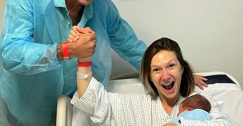 Adela Popescu, mărturii emoționante după ce a născut a treia oară: 'O să fiu capra cu trei iezi și soacra cu trei nurori'