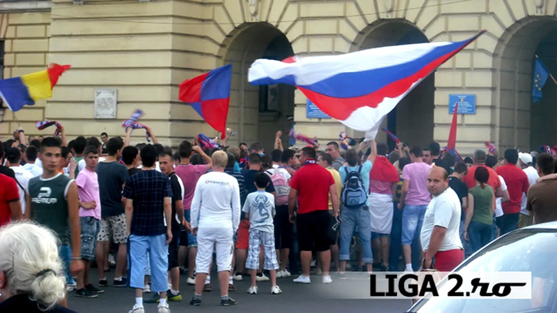FOTO** Oradea a revenit după 7 ani în Liga I, a început fiesta!