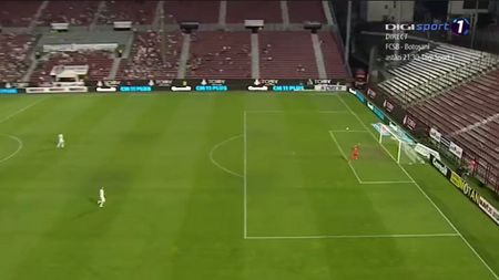 FOTO | E golul campionatului! Execuție senzațională a lui Mihai Voduț, "a la Hagi", în CFR - Viitorul 1-2