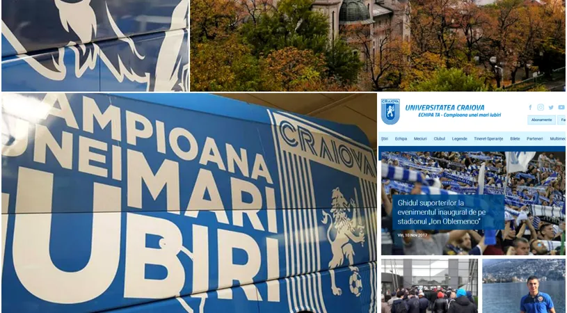 Ziua premierelor pentru CS Universitatea Craiova: stadion inaugurat, palmares confirmat de LPF, site oficial nou, autocar rebranduit