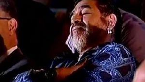 VIDEO | Maradona a adormit în timpul unui discurs al președintelui Venezuelei