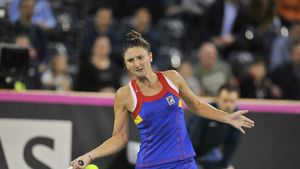 Begu, impresionată de ce a găsit la Cluj: "Condițiile sunt extraordinare!" FOTO | Cum a sărbătorit echipa României calificarea în barajul pentru Grupa Mondială I