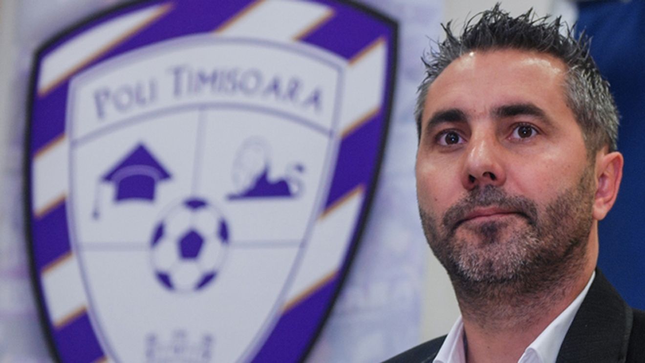 Adrian Neaga a primit o suspendare de o lună, chiar înainte de meciul Timișoarei cu FCSB. Un om cu ștate vechi în fotbal îi ia locul pe banca lui ACS Poli