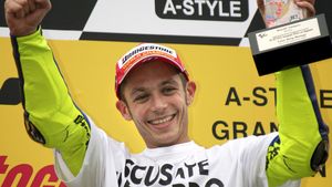 Valentino Rossi a devenit campion mondial