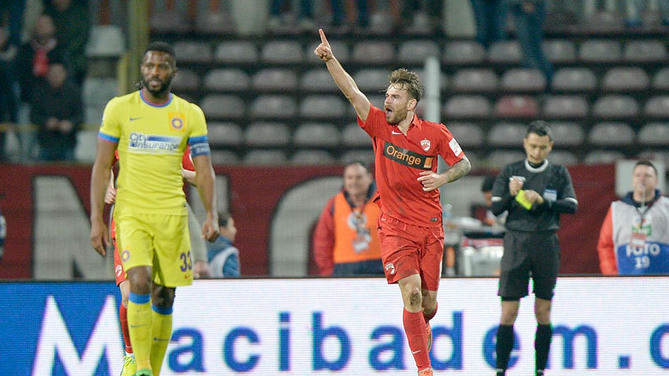 Primul meci ca titular, primul gol. Bicfalvi, cu zâmbetul pe buze după ce a marcat contra Stelei: "Le-am trimis prietenilor steliști un mesaj în care le-am zis că voi marca"