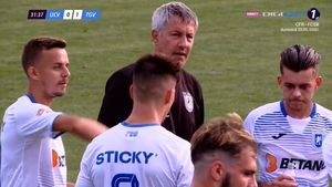 Universitatea Craiova - Chindia 0-1 | Motive de îngrijorare pentru Cristiano Bergodi! Oltenii nu au putut trece de penultima clasată, într-un meci amical