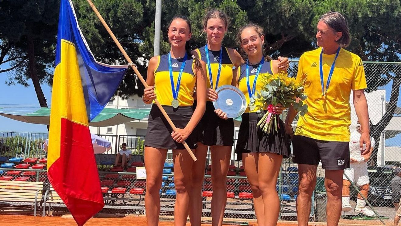 Povestea fascinantă din spatele titlului european la tenis cucerit de junioarele României! Puștoaica-senzație Giulia Safina Popa dezvăluie: „Cânt la pian de la 6 ani, iar când am auzit imnul..." | EXCLUSIV