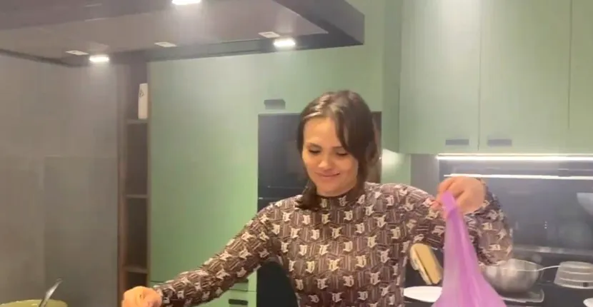 VIDEO / Cristina Șișcanu, incident în bucătărie. ”Era să dau foc la casă”