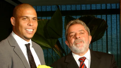 Ronaldo, ironizat de șeful statului brazilian