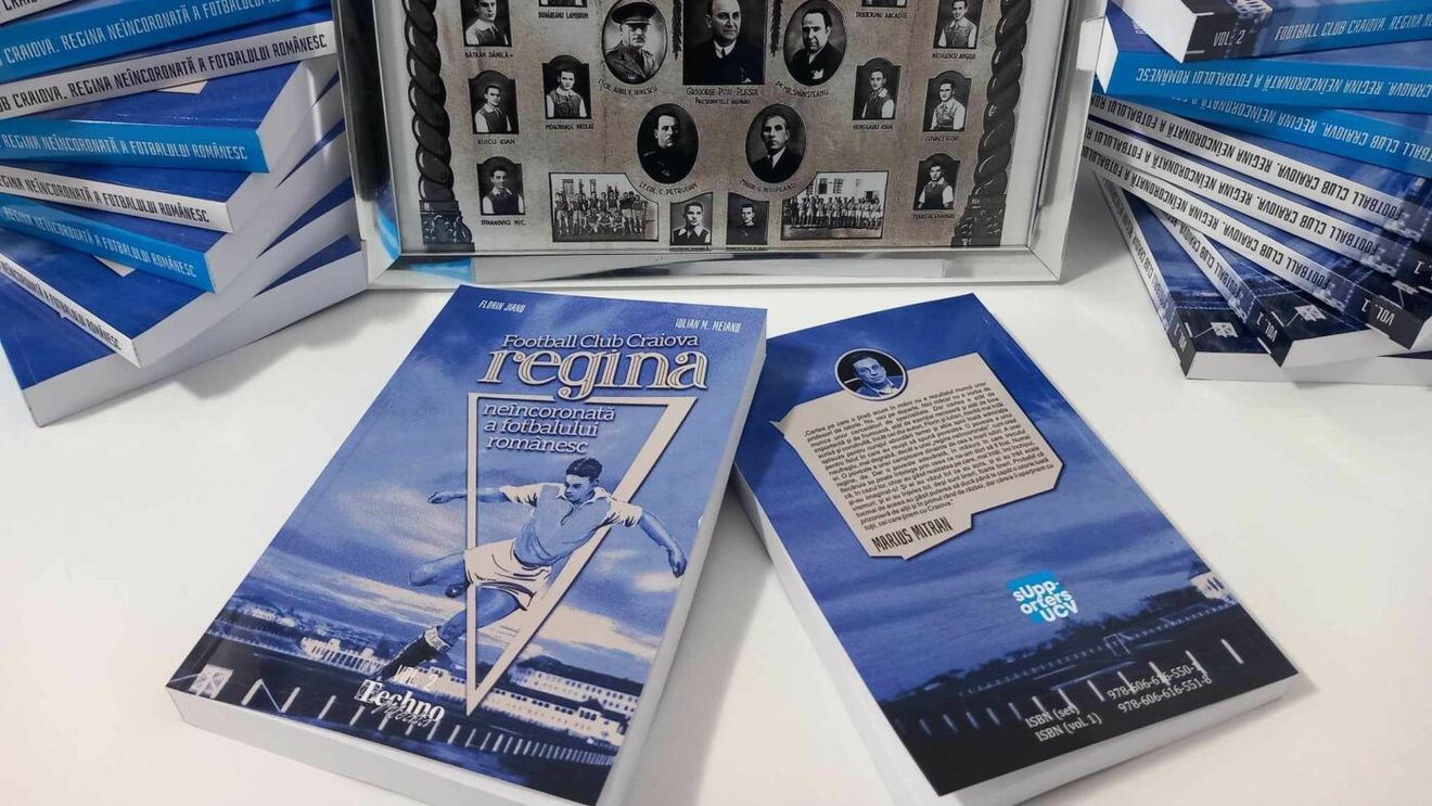 Lansare de carte în Bănie! „Football Club Craiova. Regina neîncoronată a fotbalului românesc”