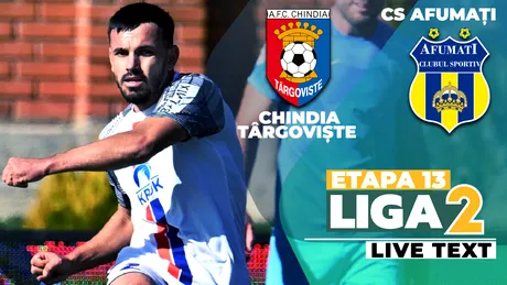 CS Afumați întoarce scorul de la 0-2 și umilește Chindia chiar la Târgoviște. Aniversare cu cerere de demisie pentru Ilie Poenaru