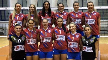 Eșec dur pentru Știința Bacău în prima manșă din CEV Cup. Azi joacă și CSM Târgoviște în aceeași competiție